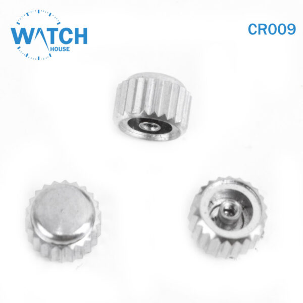 3 pcs Swiss watch Crown- In Silver Color Replacement Part