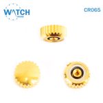 3 pcs Swiss Watch Crown- In Gold Color Replacement Part For Watches