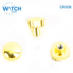 3 pcs of watch crowns in gold color