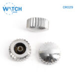 3 pcs Swiss Watch Crown- In Silver Replacement Part For Watches