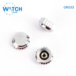 3 pcs Swiss Watch Crown- In Silver Replacement Part For Watches