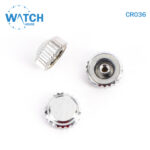 3 pcs Swiss Watch Crown- In Silver Replacement Part For Watches