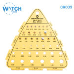 3 pcs Swiss Watch Crown- In Silver Replacement Part For Watches