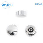 3 pcs Swiss Watch Crown- In Silver Color Replacement Part For Watches