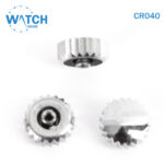 3 pcs Swiss Watch Crown- In Silver Color Replacement Part For Watches