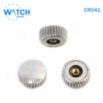 3 pcs Swiss Watch Crown- In Silver Color Replacement Part For Watches
