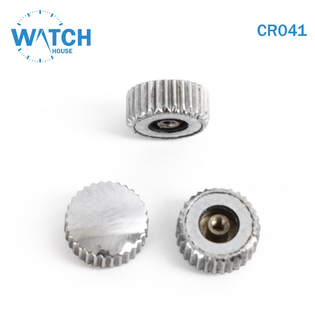 3 pcs Swiss Watch Crown- In Silver Color Replacement Part For Watches