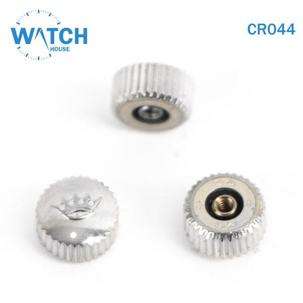 3 pcs Swiss Watch Crown- In Silver Color Replacement Part For Watches