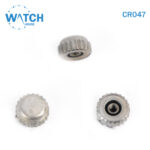 3 pcs Swiss Watch Crown- In Silver Color Replacement Part For Watches