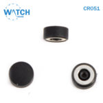 3 pcs Swiss Watch Crown- In Black Color Replacement Part For Watches
