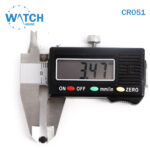 3 pcs Swiss Watch Crown- In Black Color Replacement Part For Watches