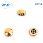 3 pcs Swiss Watch Crown- In Gold Color Replacement Part For Watches