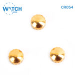 3 pcs Swiss Watch Crown- In Gold Color Replacement Part For Watches