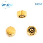 3 pcs Swiss Watch Crown- In Gold Color Replacement Part For Watches