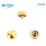 3 pcs Swiss Watch Crown- In Gold Color Replacement Part For Watches