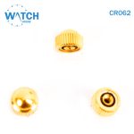 3 pcs Swiss Watch Crown- In Gold Color Replacement Part For Watches