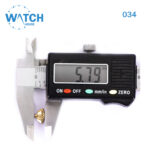 3 pcs Swiss Watch Crown, Gold Color