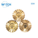 3 pcs Swiss Watch Crown, Gold Color