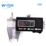 3pcs Swiss watch crown in silver color,