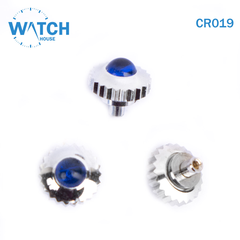 3 Pcs Swiss Watch Crowns Silver Color