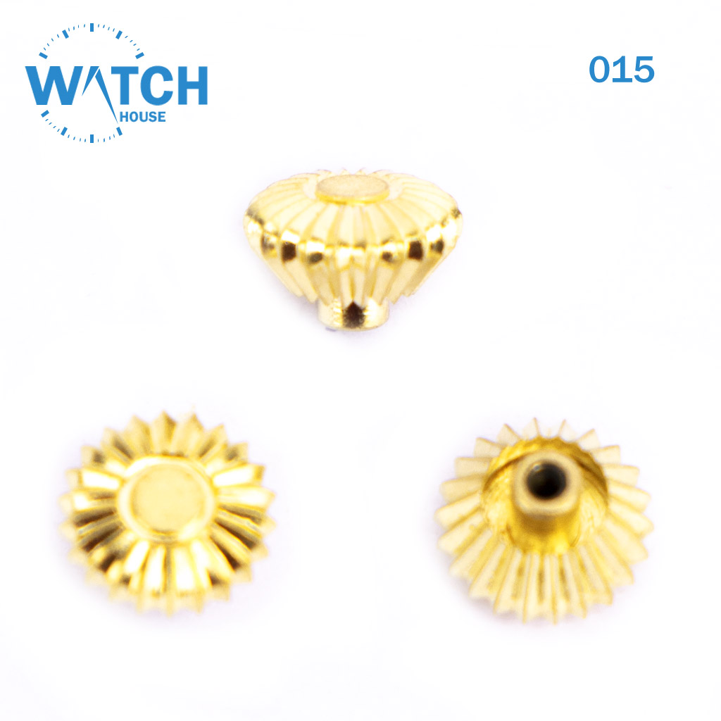 Pcs Swiss Watch Crowns Gold Color Replacement Part
