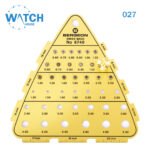 3 pcs of watch crowns in gold color