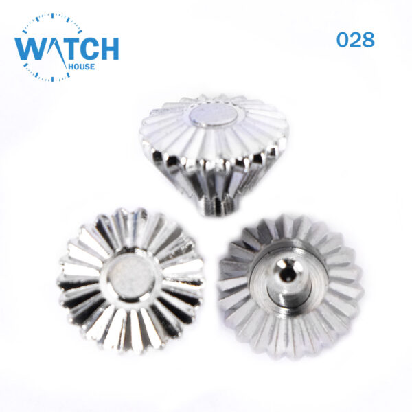 3pcs Swiss Watch Crown- In Silver Color