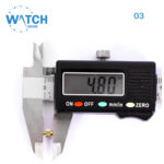 3 pcs of watch crowns in gold color