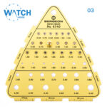 3 pcs of watch crowns in gold color