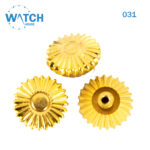 3 pcs Swiss Watch Crown- In Gold Color