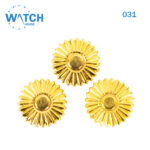 3 pcs Swiss Watch Crown- In Gold Color