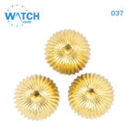 3 pcs Swiss Watch Crown, Gold Color
