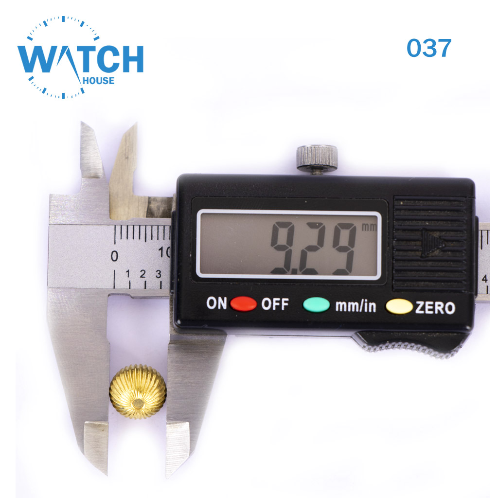 3 pcs Swiss Watch Crown, Gold Color