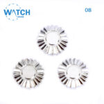 3 Pcs Swiss Watch Crowns Silver Color