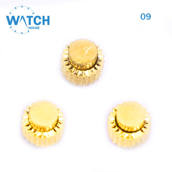 Swiss Watch Crowns – Gold Color Replacement