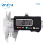 3 pcs Swiss Watch Crown, Silver Color