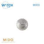 MIDO Watch Crown – Swiss Made Silver Color Replacement