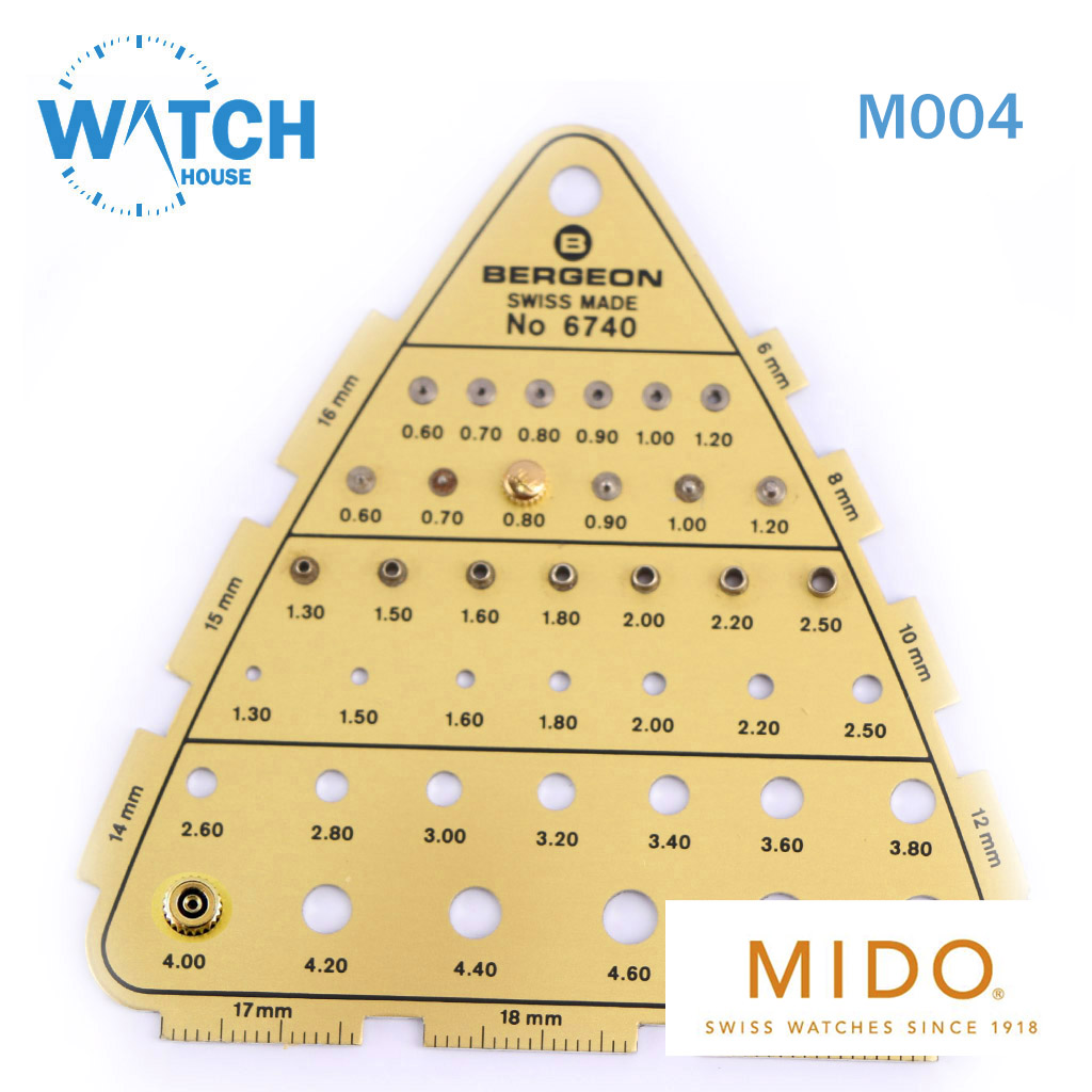 MIDO Watch Crown – Swiss Made Gold Color Replacement