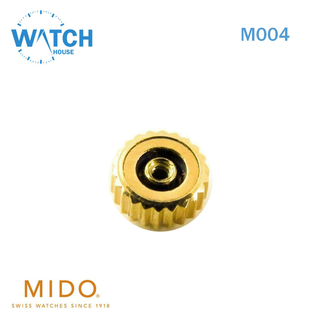 MIDO Watch Crown – Swiss Made Gold Color Replacement