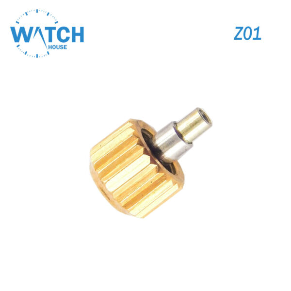Zodiac Watch Crown – Swiss Made Gold Color Replacement