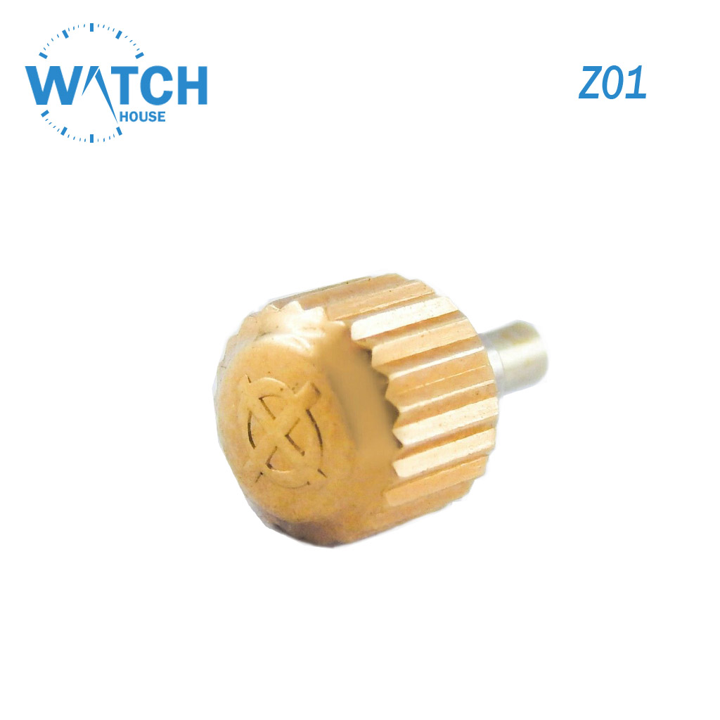Zodiac Watch Crown – Swiss Made Gold Color Replacement