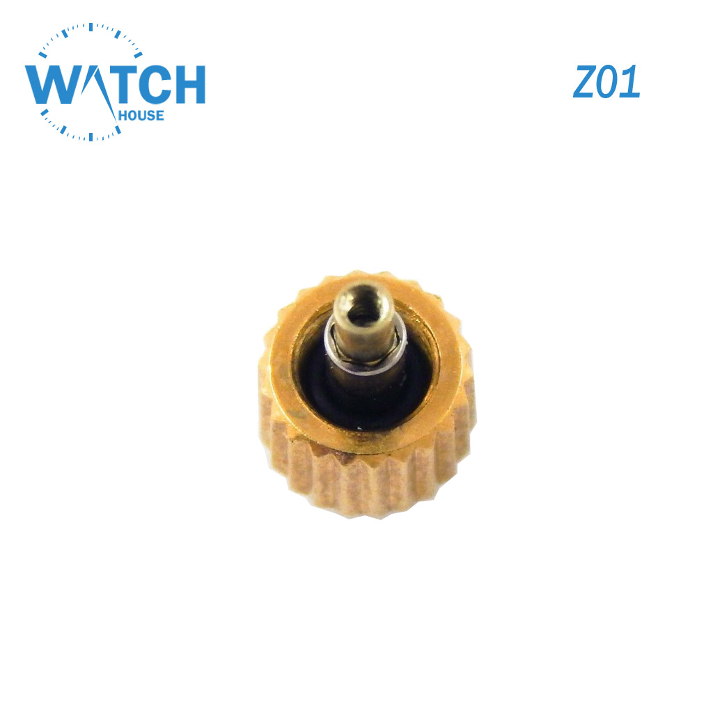 Zodiac Watch Crown – Swiss Made Gold Color Replacement