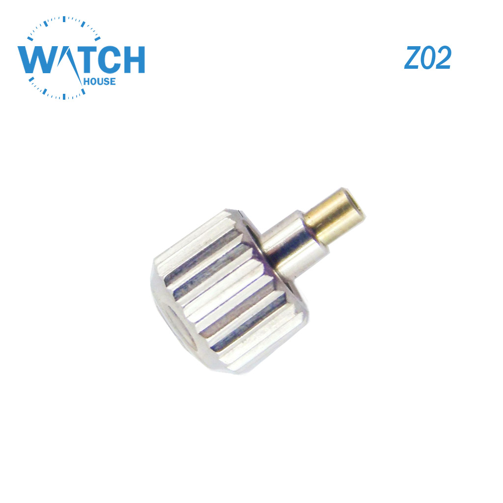 Zodiac Watch Crown – Swiss Made Silver Color Replacement