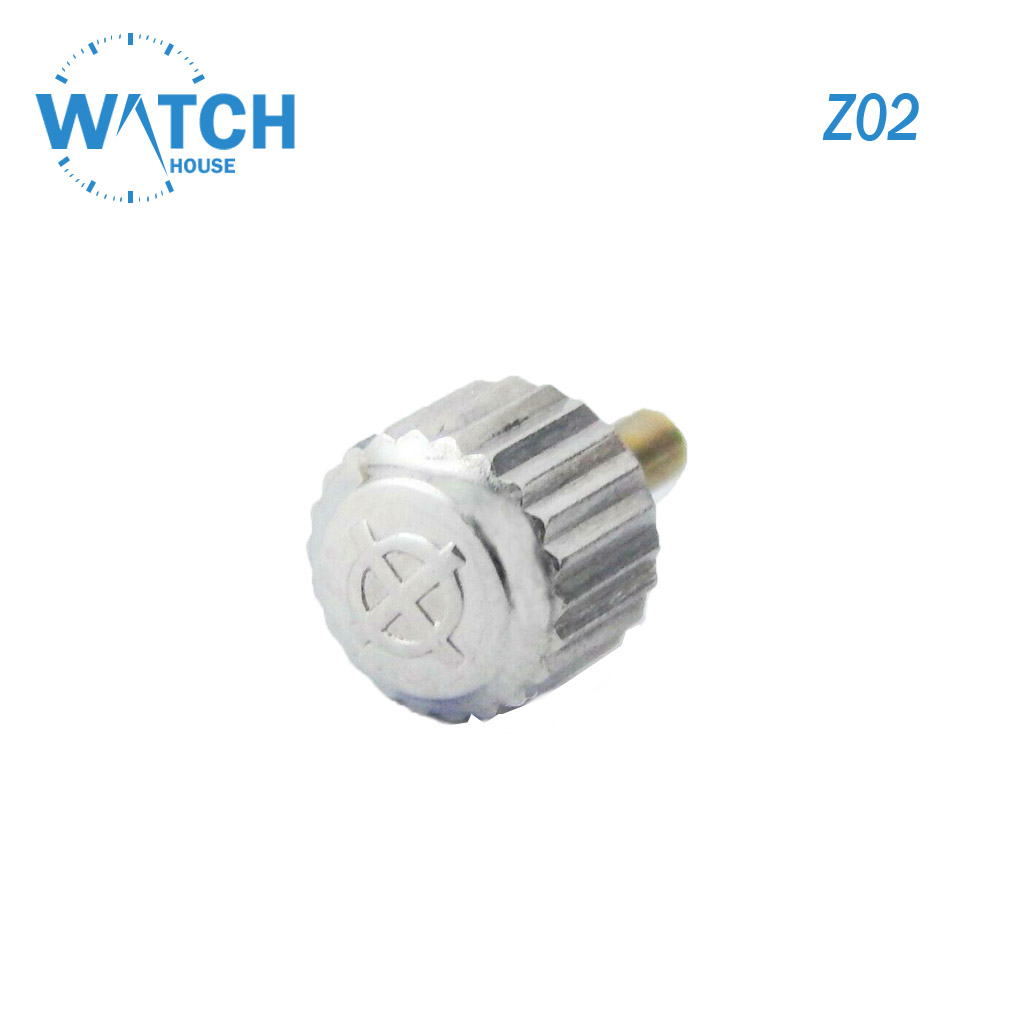 Zodiac Watch Crown – Swiss Made Silver Color Replacement
