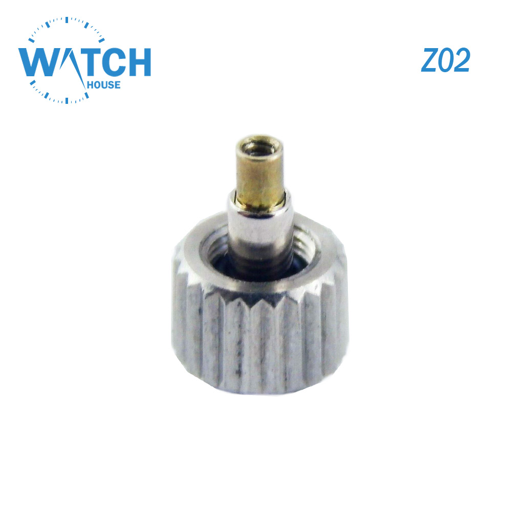 Zodiac Watch Crown – Swiss Made Silver Color Replacement