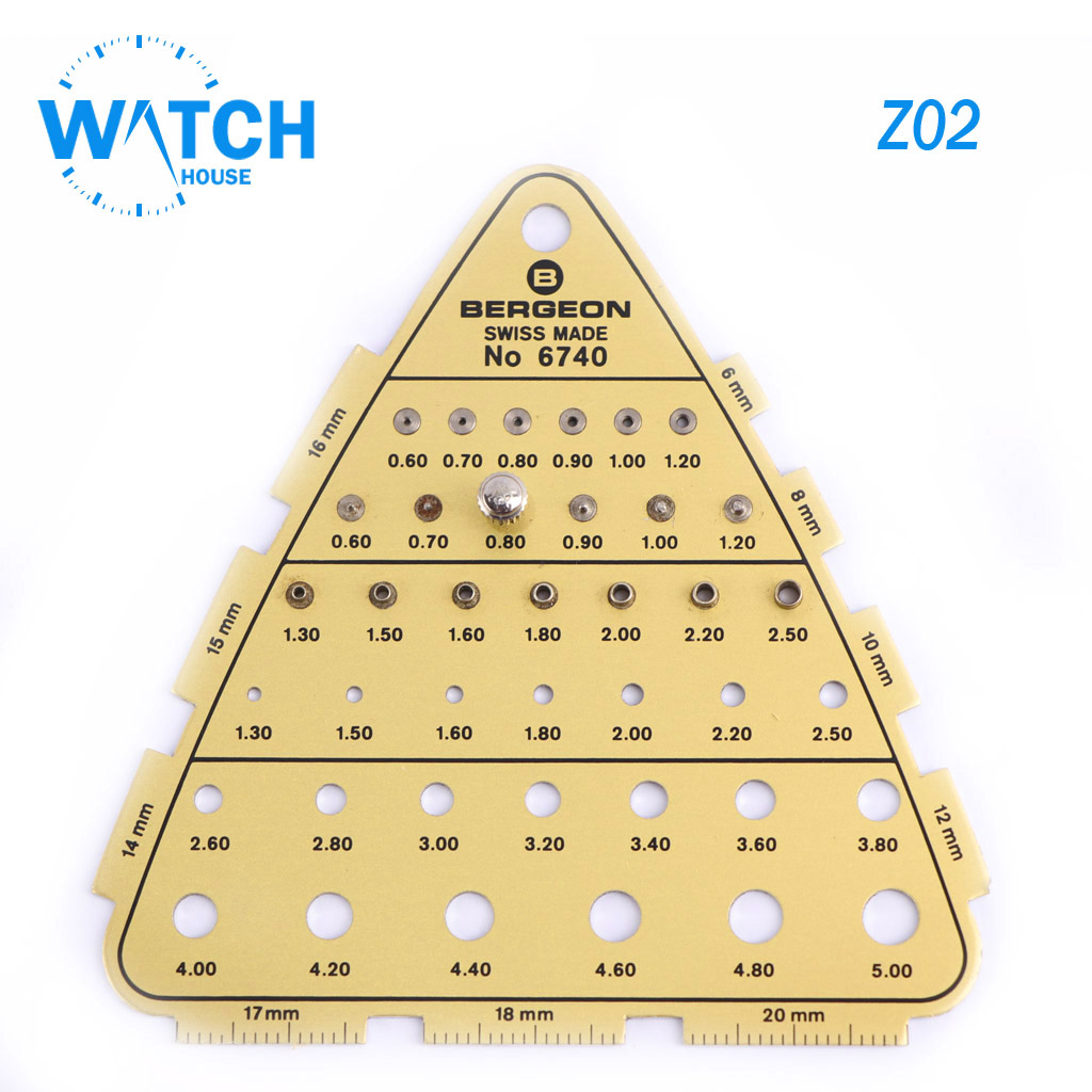 Zodiac Watch Crown – Swiss Made Silver Color Replacement