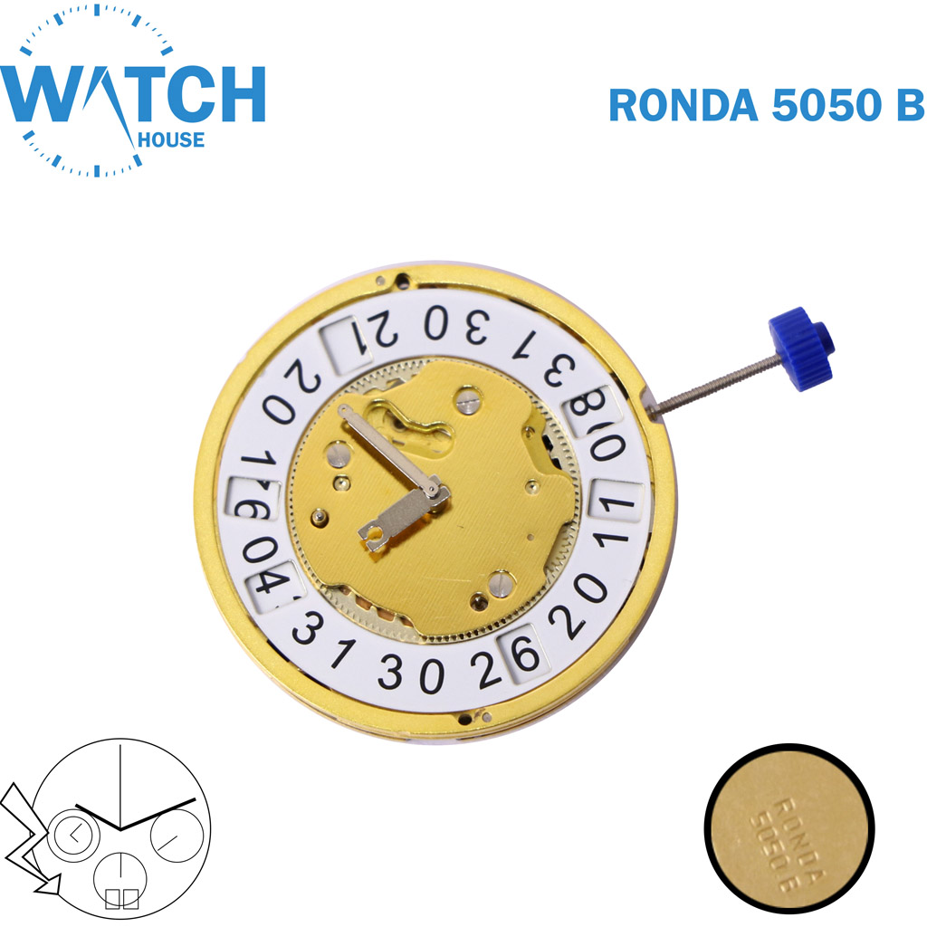 Ronda chronograph outlet movement