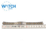 16mm Swiss Made Watch Band – two tone Stainless Steel Replacement Bracelet