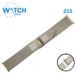 MOBLOT 22mm Swiss Made Watch Band – Silver Stainless Steel Replacement Bracelet