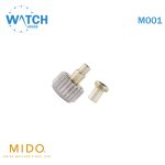 MIDO Watch Crown – Swiss Made Silver Color Replacement #M001#